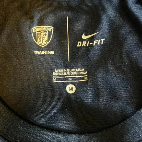 NIKE DRI-FIT TENNESSEE TITANS Navy Blue Short Sleeve Shirt NFL Football Size M - Picture 5 of 7